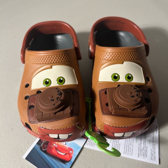 Crocs Cars MATER Classic Clog Toddler TD Sizes c8 c9 c10 209374-0DA BRAND NEW - Picture 2 of 15